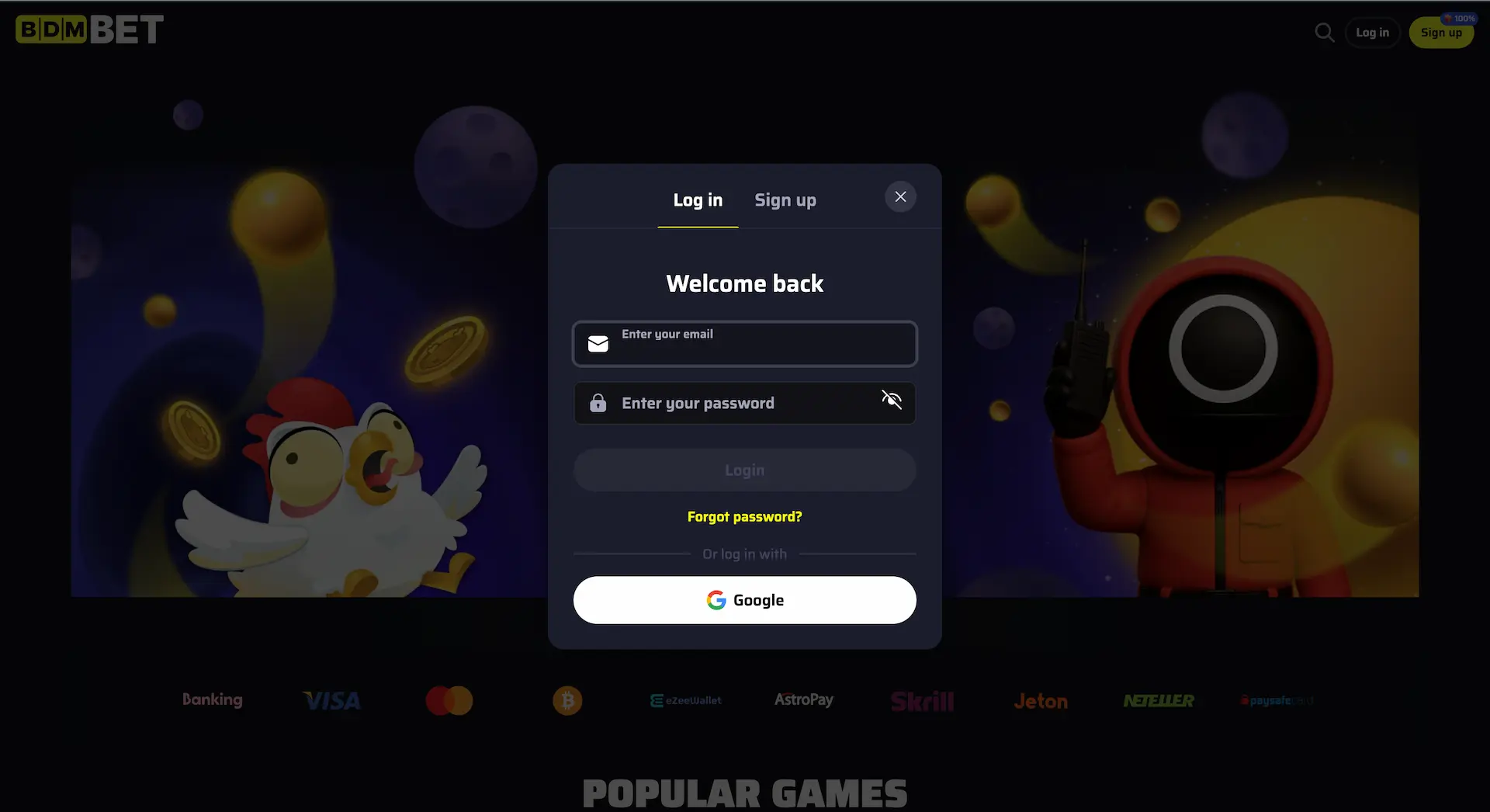 BDMbet Login